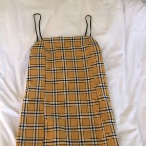 Urban Outfitters: Yellow Plaid Dress